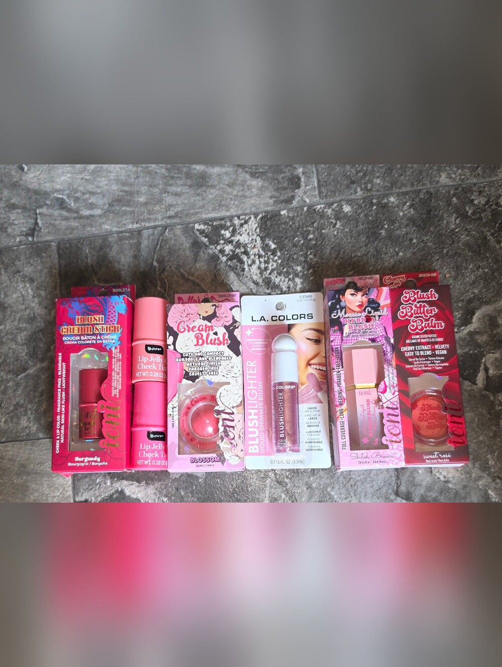 Ioni Blush Balm, Blush Stick, Jelly Tint, LA Colors Blushlighter & More